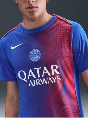 Nike PSG Third Pre Match Top Size XXL NWT Soccer Paris Saint-Germain Official